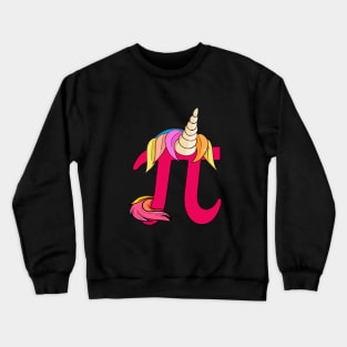 unicorn pi math Crewneck Sweatshirt